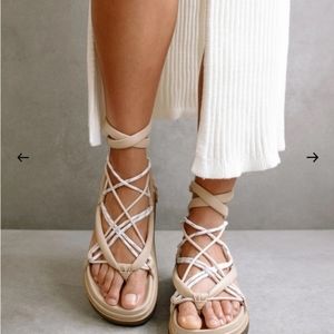 Alohas Jungle Lace Up Sandals 41 10 gladiator